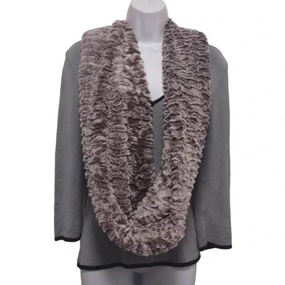Infinity Brown Scarf Super Soft - Picture 1 of 4